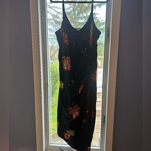 Dark blue floral dress from Stitch Fix